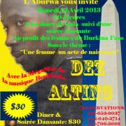 Diner de Gala avec DEZ ALTINO